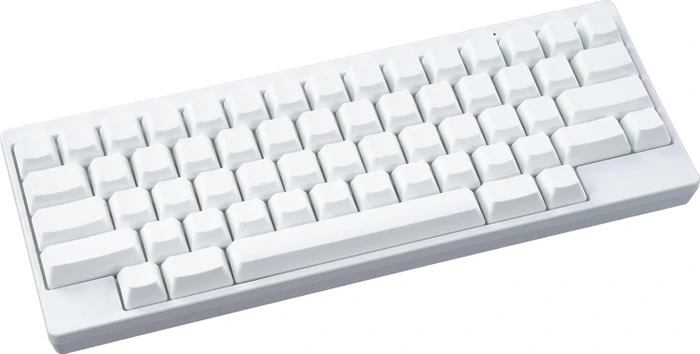 Happy Hacking Keyboard Professional Hybrid Type-S Snow, Pure White, ohne Tastenbeschriftung, Topre Capacitive, USB/Bluetooth, US