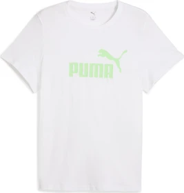 Puma ESS No. 1 Logo T-Shirt kurzarm puma white/spring fern