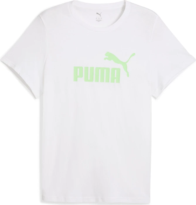 Puma ESS No. 1 Logo T-Shirt kurzarm puma white/spring fern