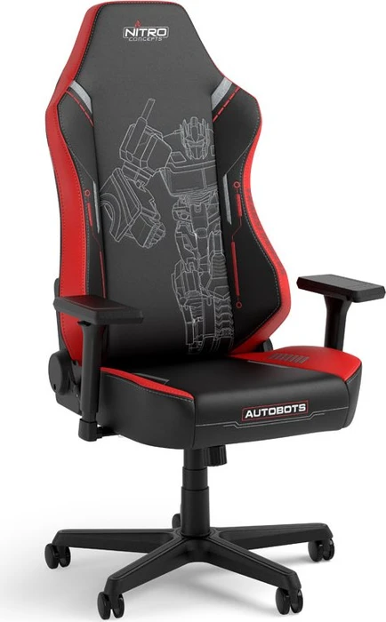 Nitro Concepts X1000 Transformers Autobots Edition Gamingstuhl, schwarz/rot