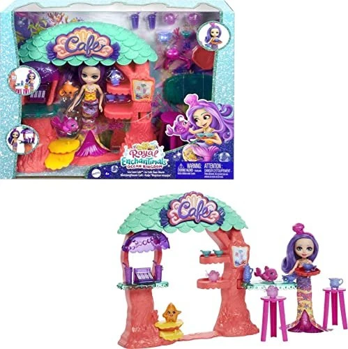 Mattel Enchantimals - Meerjungfrauen-Café mit Martina Mermaid