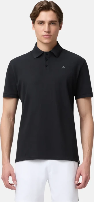 Head Classic Poloshirt kurzarm schwarz (Herren) (811364-BK) – Bild 3 von 5
