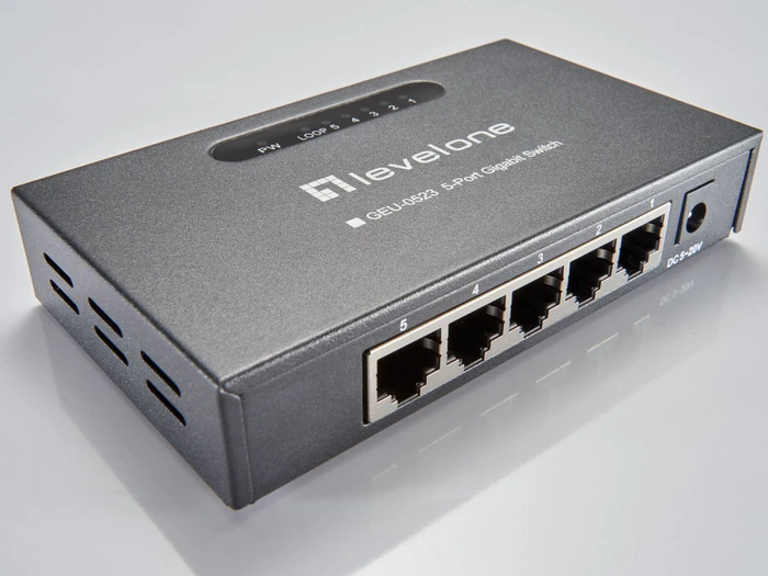 LevelOne GEU Desktop Gigabit Switch, 5x RJ-45