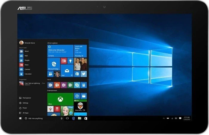ASUS Transformer Book T102HA-GR016T, weiß, 64GB, Cover grün