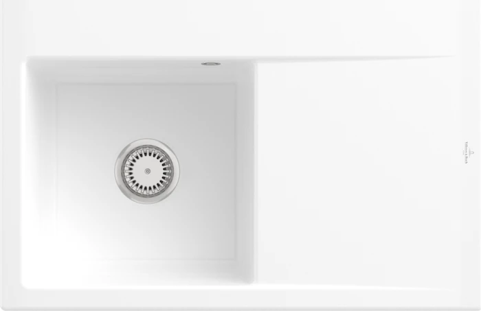 Villeroy & Boch Subway Style 45 Einbau Becken links weiß alpin