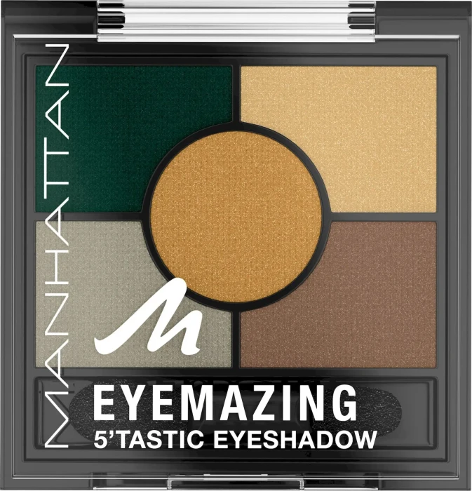 Manhattan Eyemazing 5'Tastic Eyeshadow Palette 006 jungle green, 3.8g
