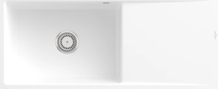 Villeroy & Boch Subway Style 60 flat flächenbündig Becken links stone white