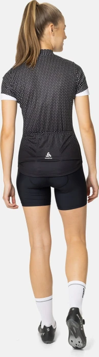 Odlo The Essential Trikot kurzarm schwarz/weiß (Damen)