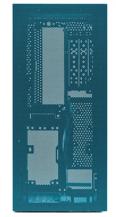 SSUPD Meshroom S [V2] Peacock Blue, blau, PCIe 4.0 Edition