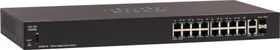 Cisco SG250 Rackmount Gigabit Smart Switch, 16x RJ-45, 2x RJ-45/SFP (SG250-18-K9)