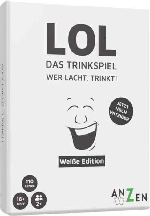 LOL - Das Trinkspiel - Wer lacht, trinkt! Weiße Edition