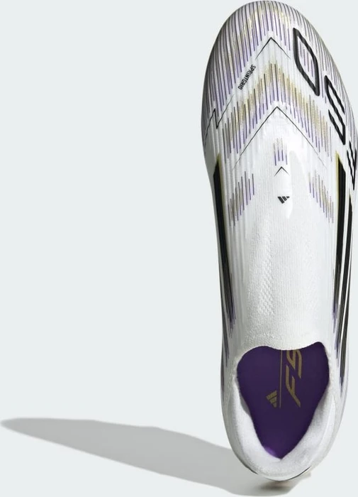 adidas F50 League Laceless FG/MG cloud white/core black/gold metallic