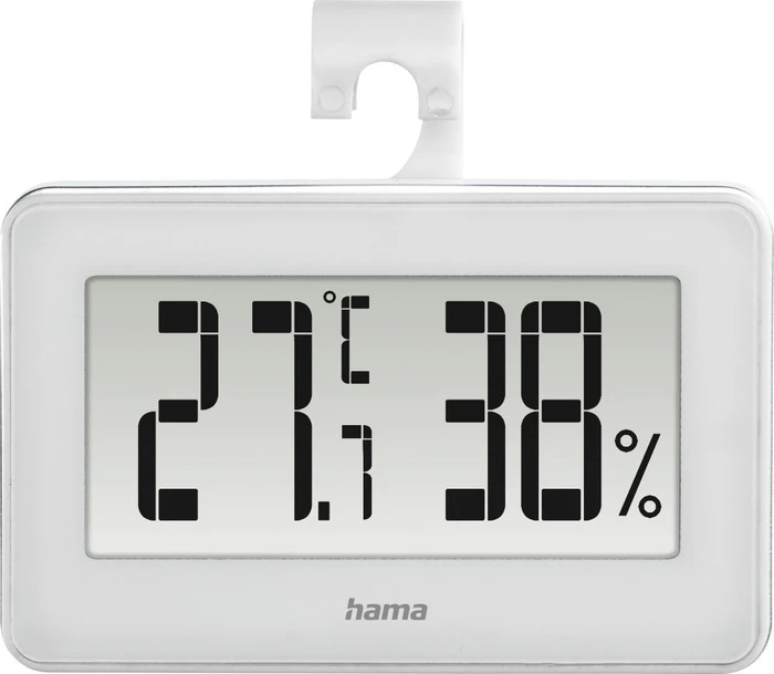Hama Mini Hygrometer-Temperaturstation weiß, digital