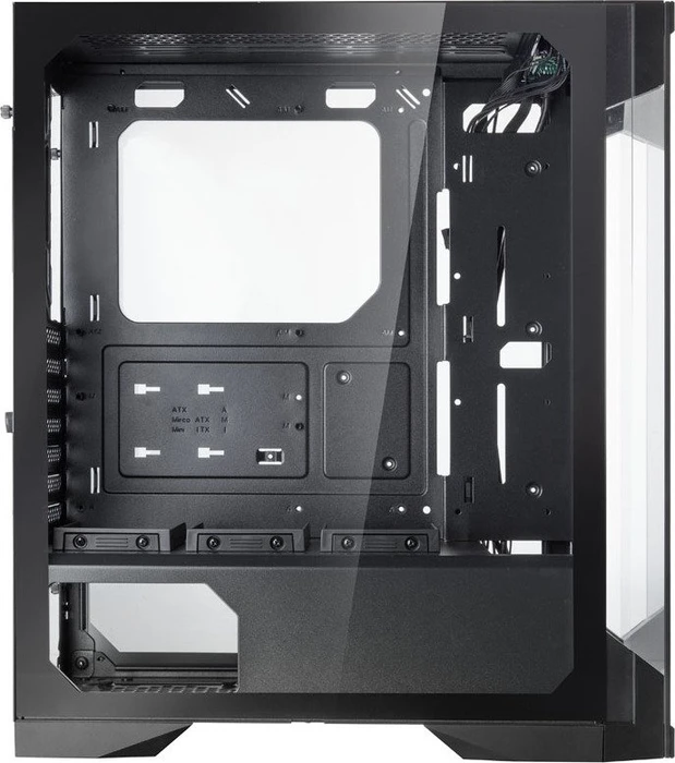 Raijintek Silenos, Glasfenster