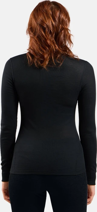 Odlo Active Warm Baselayer Half Zip Funktionsshirt langarm schwarz (Damen)