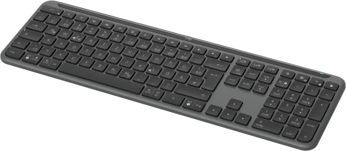 Logitech K950 Signature Slim, Graphite, Logi Bolt, USB/Bluetooth, DE