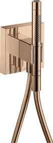 Hansgrohe Axor Starck Portereinheit 120/120 mit Stabhandbrause 2jet polished red gold