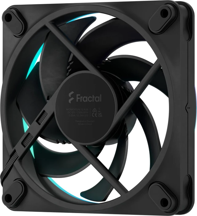 Fractal Design Momentum 12 RGB, schwarz, 120mm, 3er-Pack