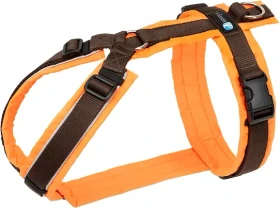 annyx Brustgeschirr Protect, XXS, Leuchtorange/braun