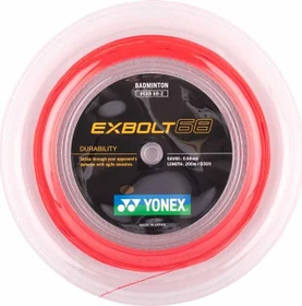 Yonex Exbolt 68 Badmintonsaite flash red 200m