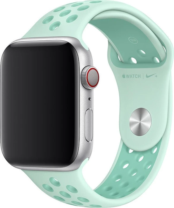 Apple Nike Sportarmband S/M und M/L für Apple Watch 44mm Teal Tint/Tropical Twist