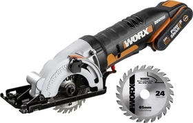 Worx 20V PowerShare Akku-Handkreissäge inkl. Akku 2.0Ah