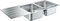 Grohe K500 80-S 116/50 2.0 Einbau Doppelspüle reversibel edelstahl Vorschaubild