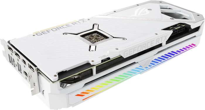 ASUS ROG Strix GeForce RTX 3070 V2 White (LHR), ROG-STRIX-RTX3070-8G-WHITE-V2, 8GB GDDR6, 2x HDMI, 3x DP