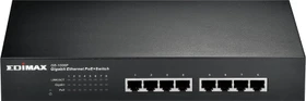 Edimax GS-10 Desktop Gigabit Switch, 8x RJ-45, 145W PoE+ (GS-1008P)