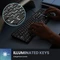 Perixx Periboard-331 Großschrift-Tastatur, schwarz, LEDs weiß, USB, FR Vorschaubild