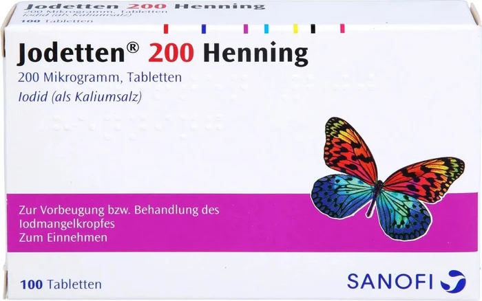 Jodetten 200 Henning Tabletten, 100 Stück