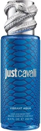 Roberto Cavalli Just Cavalli Vibrant Aqua Hair & Body Mist, 250ml