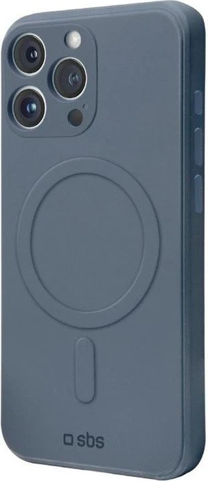 SBS Mobile Instinct Mag Cover für Apple iPhone 15 Pro Max blau
