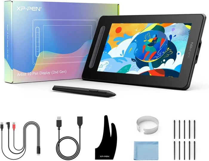 XP-Pen Artist 10 (2. Generation), schwarz