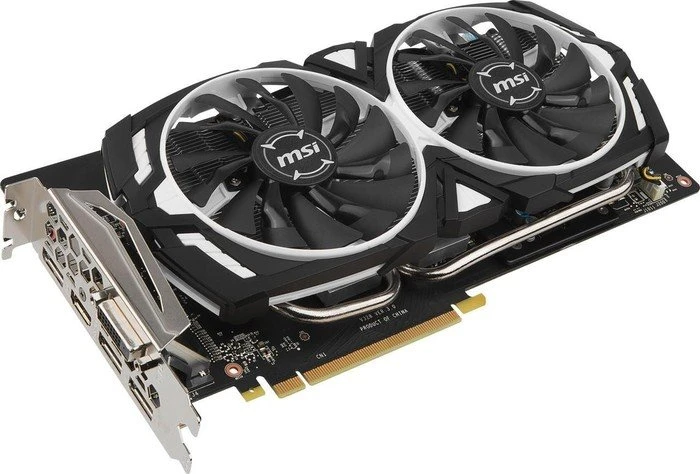 MSI GeForce GTX 1060 Armor 6G OC, 6GB GDDR5, DVI, HDMI, 3x DP
