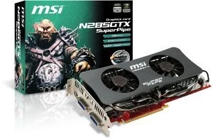 MSI GeForce GTX 285, N285GTX SuperPipe 2G OC, 2GB DDR3, 2x DVI, S-Video