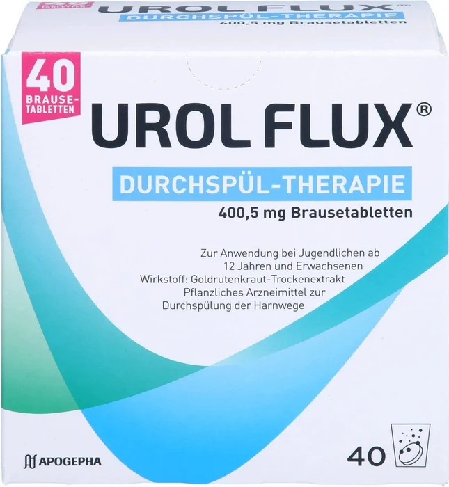 Apogepha Urol Flux Durchspül-Therapie Brausetabletten, 40 Stück