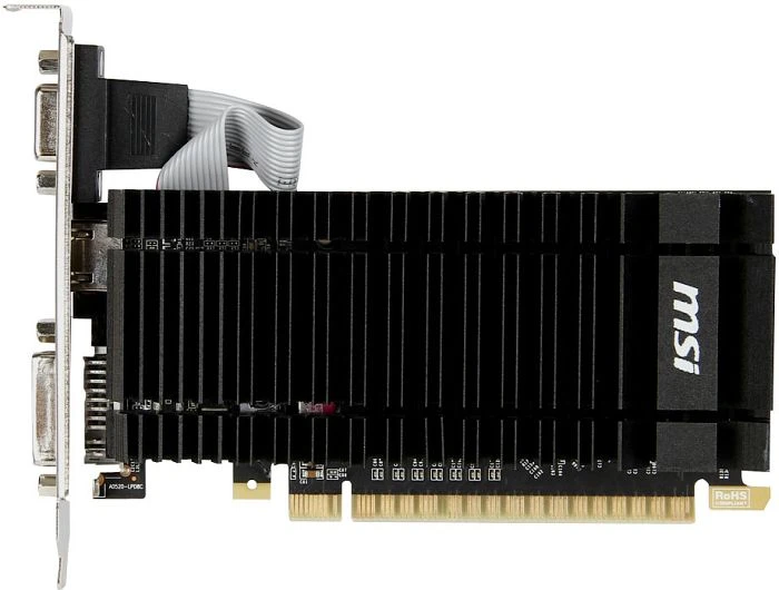 MSI GeForce GT 610, N610-1GD3H/LPL, 1GB DDR3, VGA, DVI, HDMI