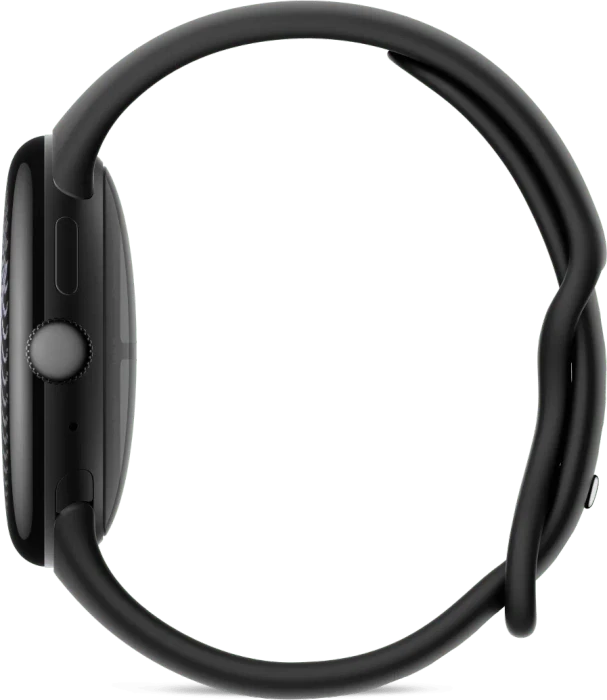 Google Pixel Watch 5 (Wi-Fi) 45mm matte black mit Sportarmband obsidian