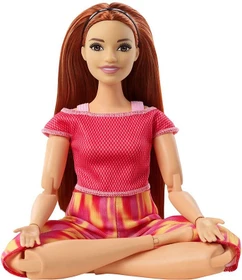 Mattel Barbie - Made to Move curvy rotes Haar