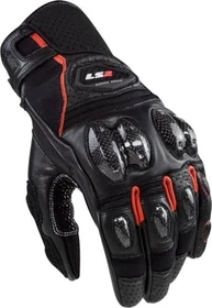LS2 Spark II Leather schwarz/rot