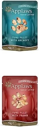 Applaws Thunfisch und Garnelen, 840g (12x 70g)