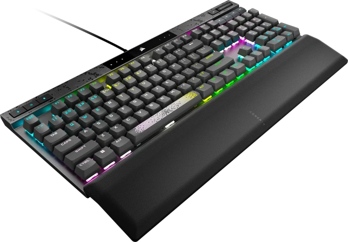 Corsair Gaming K70 MAX RGB Magnetic-Mechanical, Steel Grey, Corsair MGX, USB, US