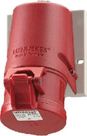 Mennekes Wanddose TwinCONTACT 16A 4p 6h 400V IP44
