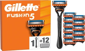 Gillette Fusion5 Rasierer + 12 Wechselklingen
