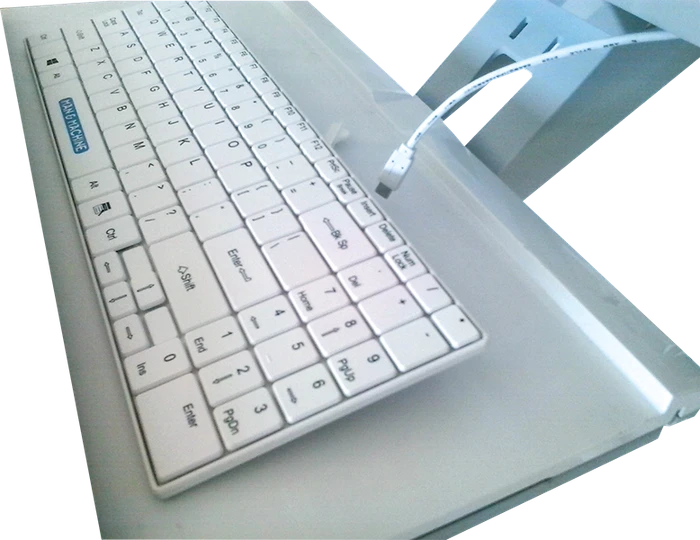 Man & Machine Its Cool Keyboard, weiß, USB, DE