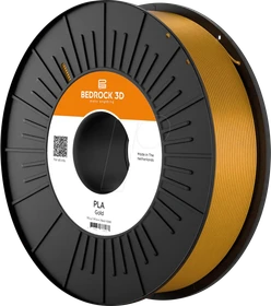 Bedrock3D PLA, gold, Spule, 2.85mm, 750g