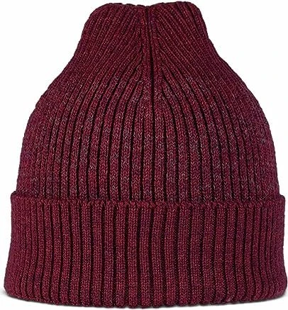 Buff Solid Merino Active Mütze solid garnet