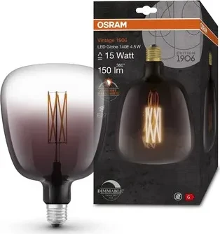 Osram Ledvance Filament LED Vintage 1906 Globe 15 4.5W/816 E27