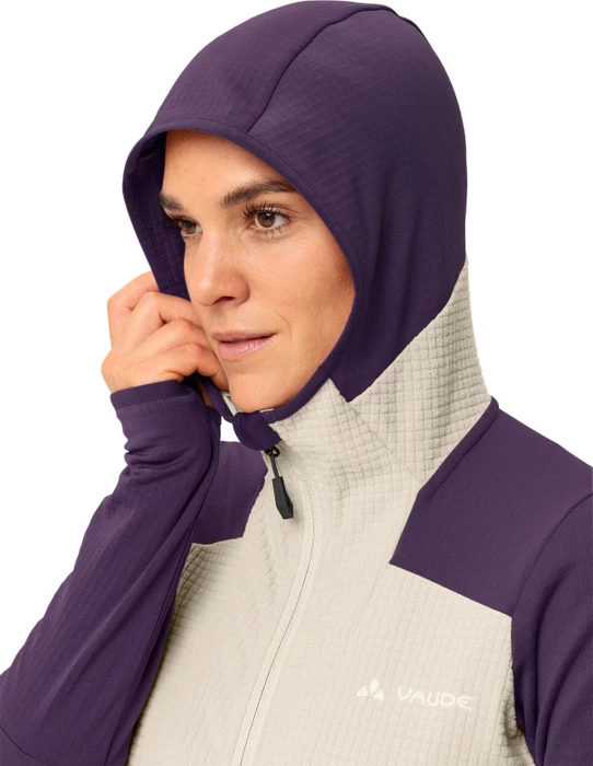 Vaude Monviso Grid Fleece Funktionsjacke eggplant (Damen)